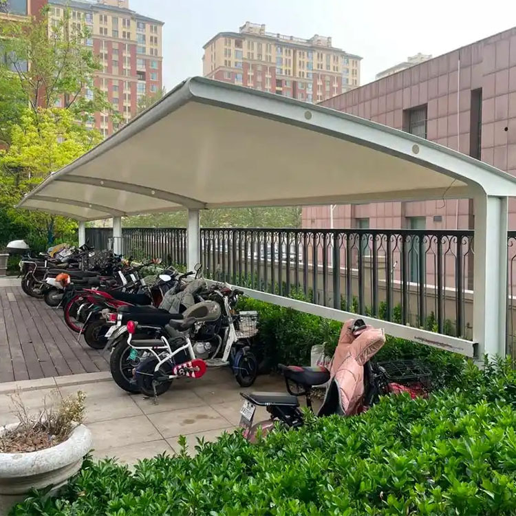 晴隆县膜结构电动车棚